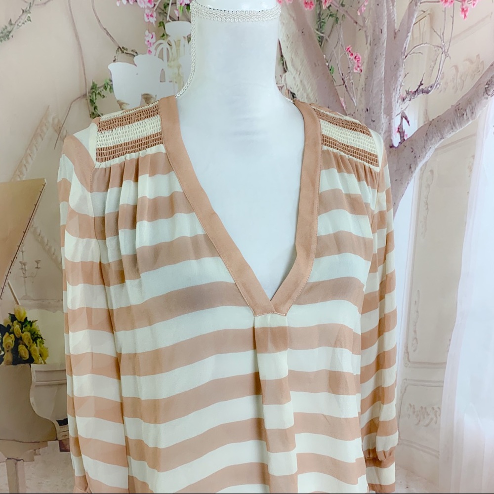 NEW Joie Aceline Silk sheer Blouse - Picture 3 of 12